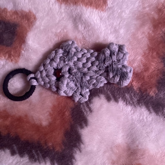 Hand Crafted Macrame Custom Fish Charm Wall Art - Picture 9 of 10